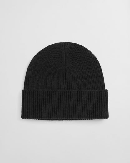 Ribbed Wool Beanie