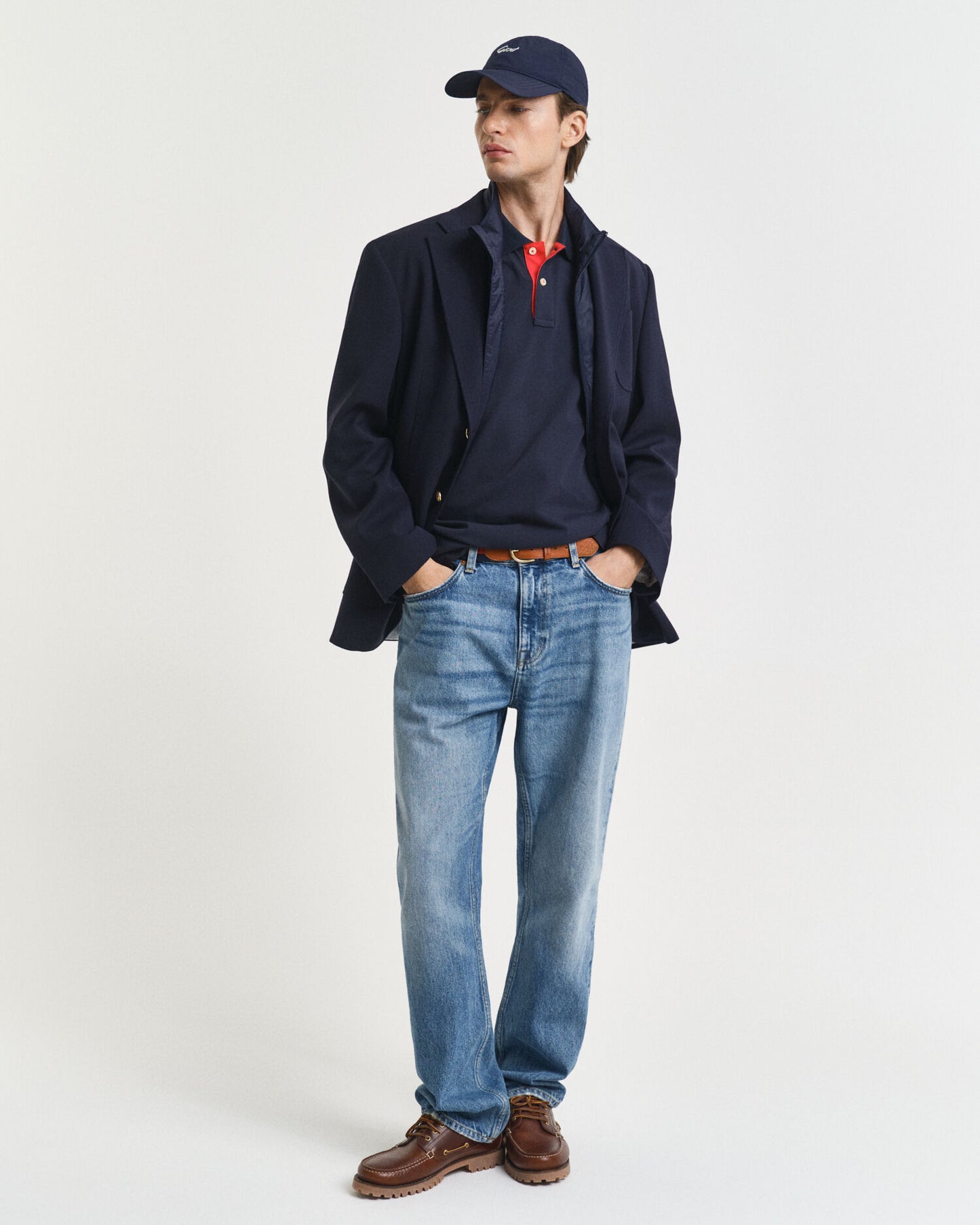 Contrast Piqué Polo Shirt