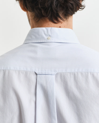 Regular Fit Classic Banker Stripe Poplin Shirt