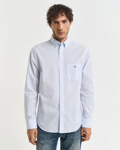 Regular Fit Classic Gingham Poplin Shirt