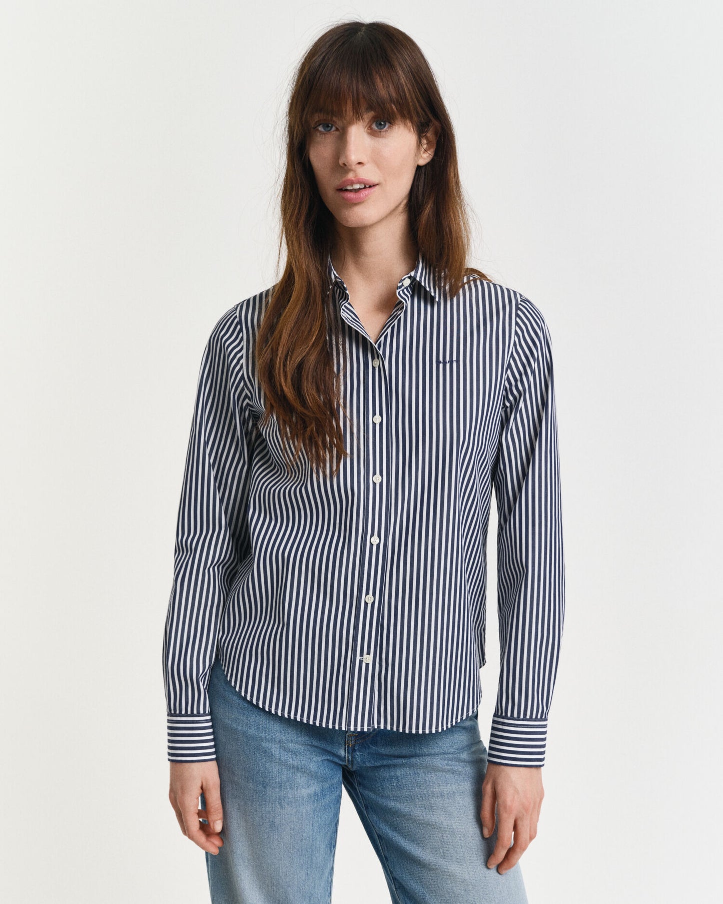 Regular Fit Classic Striped Poplin Shirt