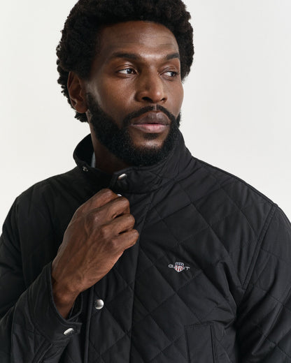 Quilted Windcheater Mid-Length Jacket