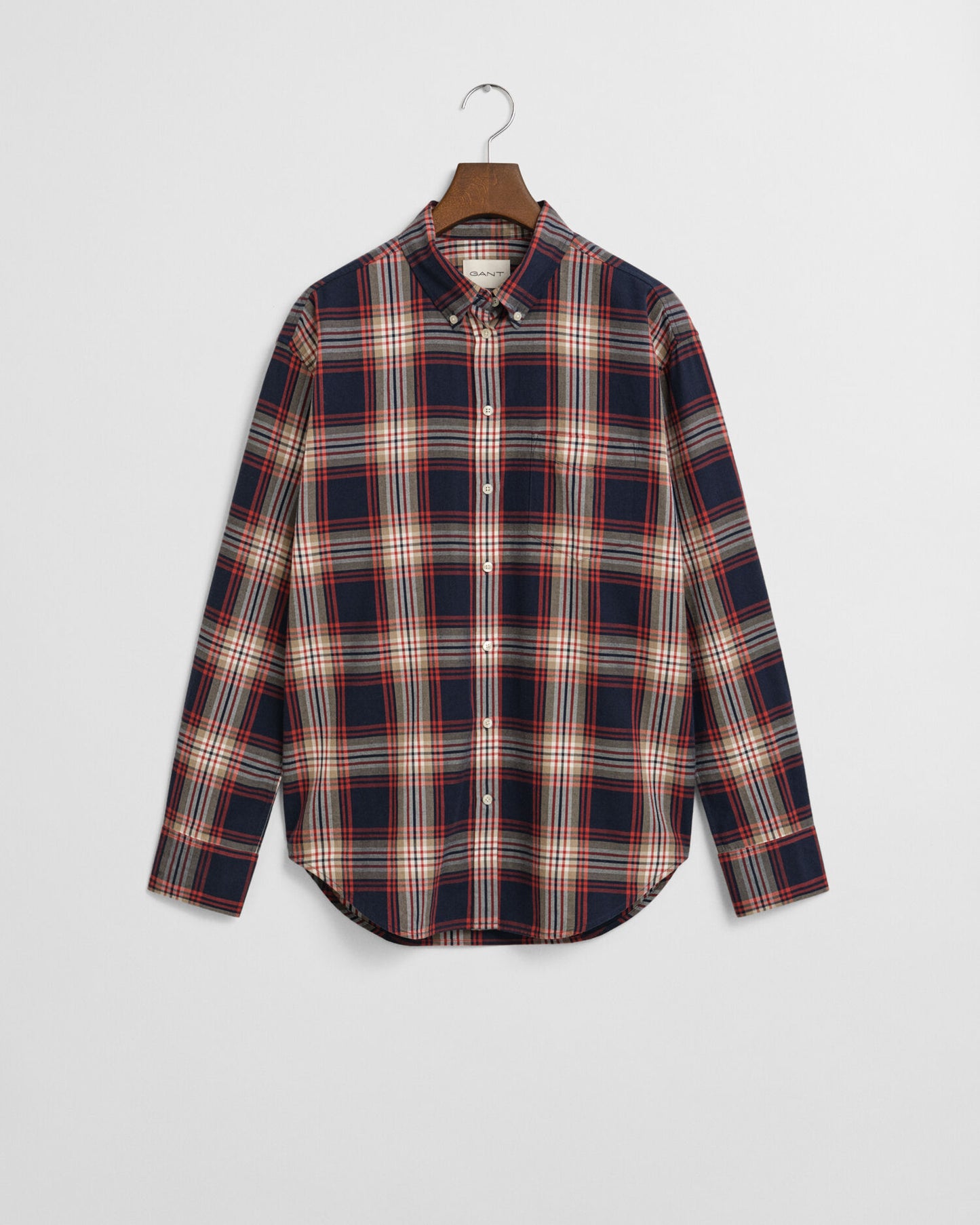Relaxed Fit Checked Flannel Shirt
