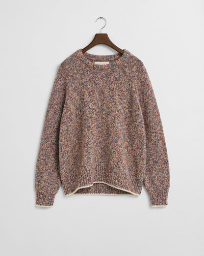 Multicolored Crew Neck Sweater