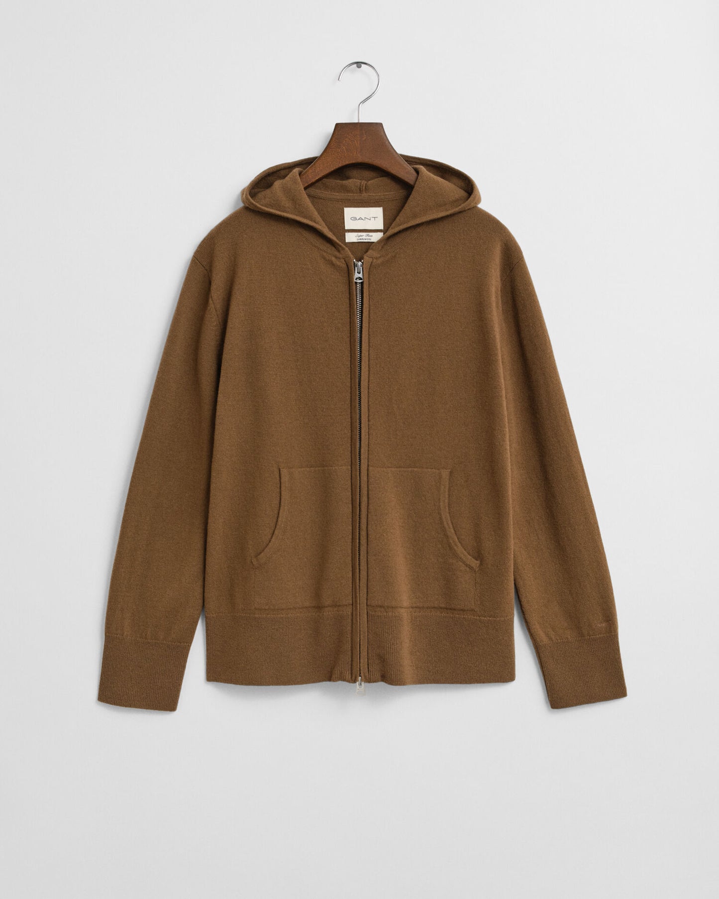 Superfine Lambswool Zip Hoodie