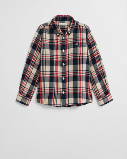 Kids Checked Flannel Shirt