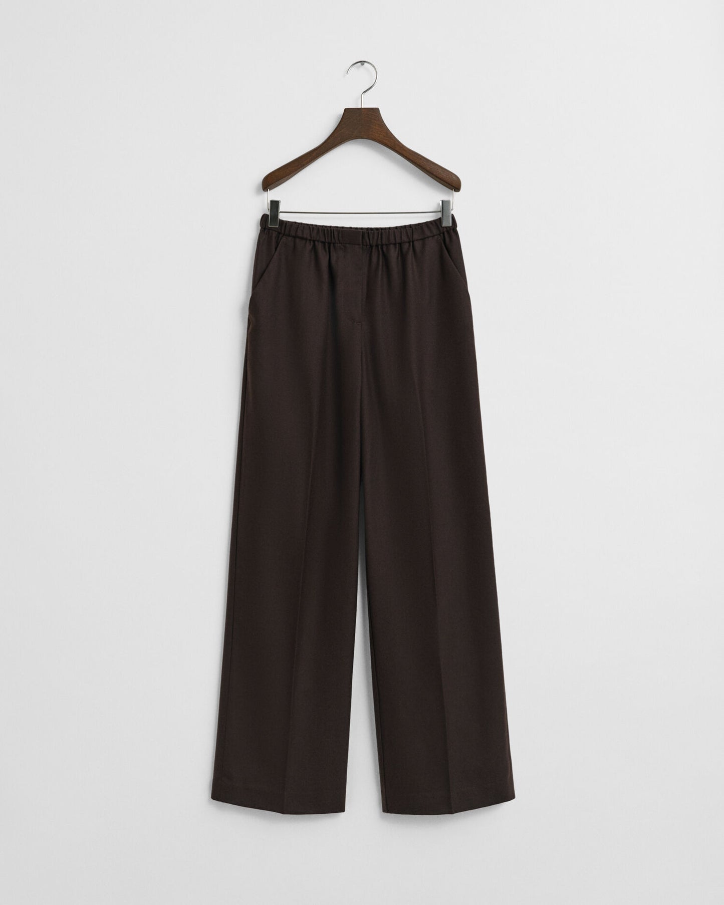 Wool Blend Pull-On Pants