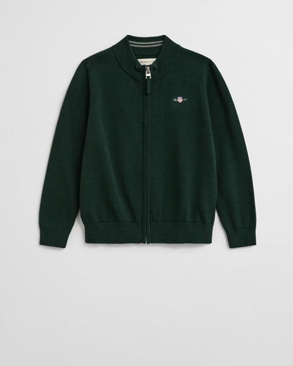 Kids Shield Cotton Zip Cardigan