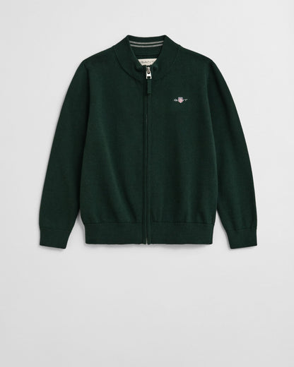 Kids Shield Cotton Zip Cardigan