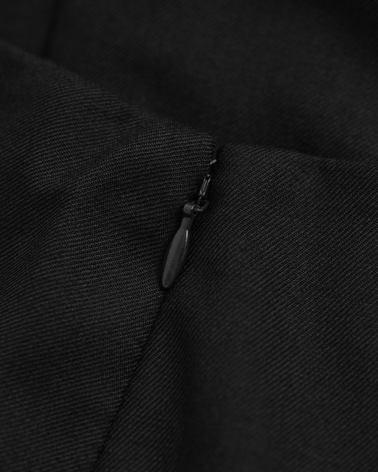 Wool Blend Midi Pencil Skirt