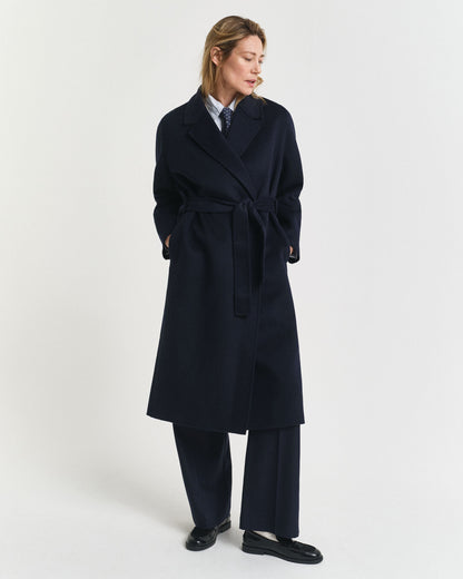 Handstitched Belted Coat