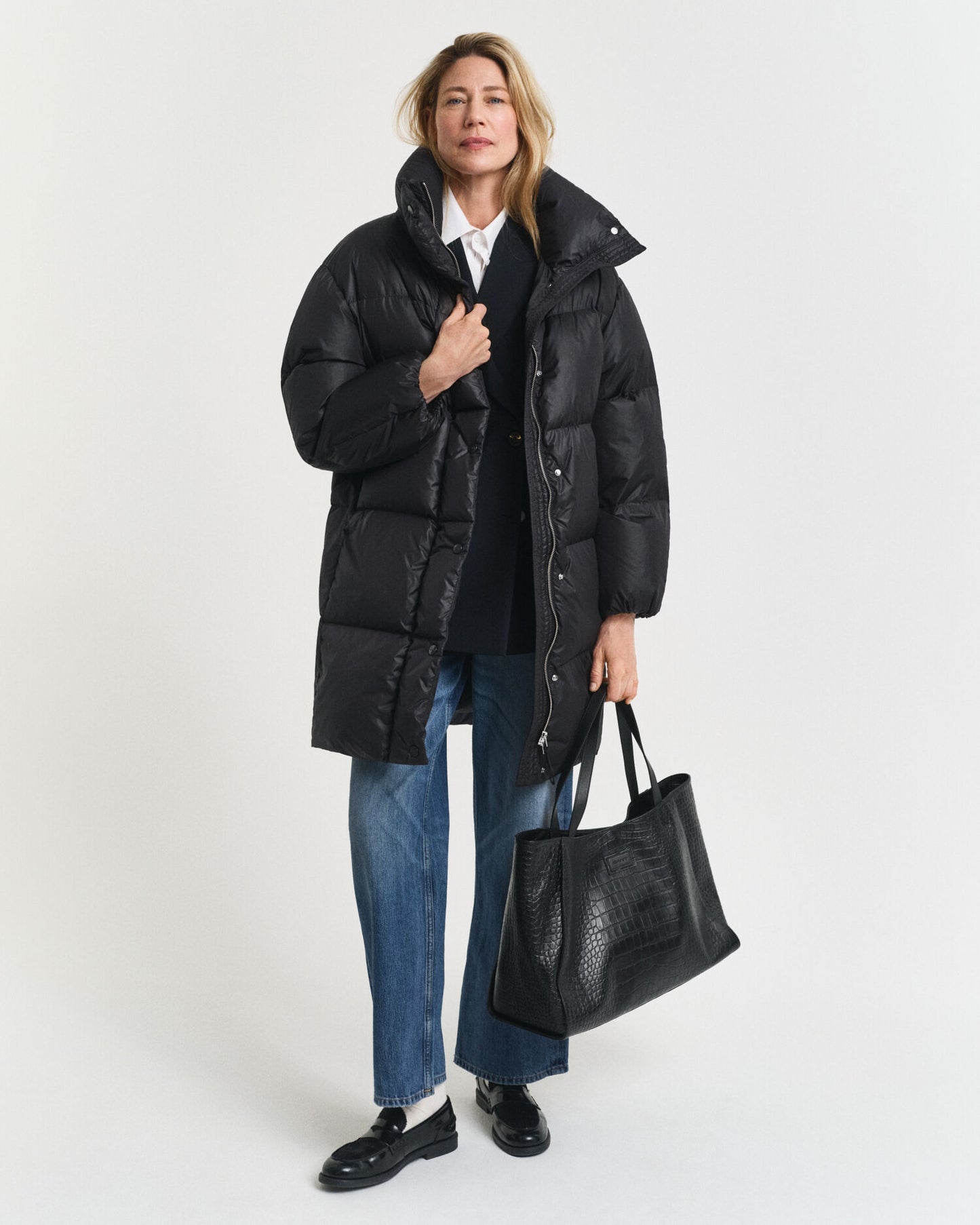 Relaxed Fit Down Coat