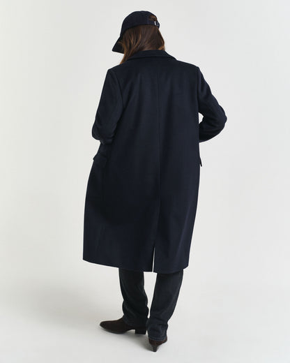 Classic Tailored Wool Blend Coat