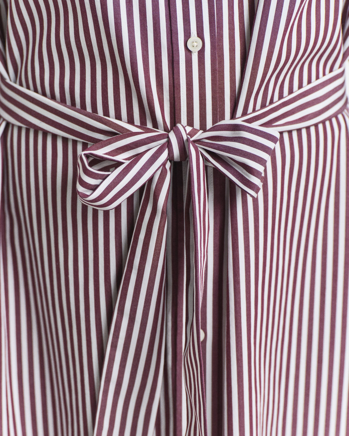 Belted Classic Poplin Shirt Dress