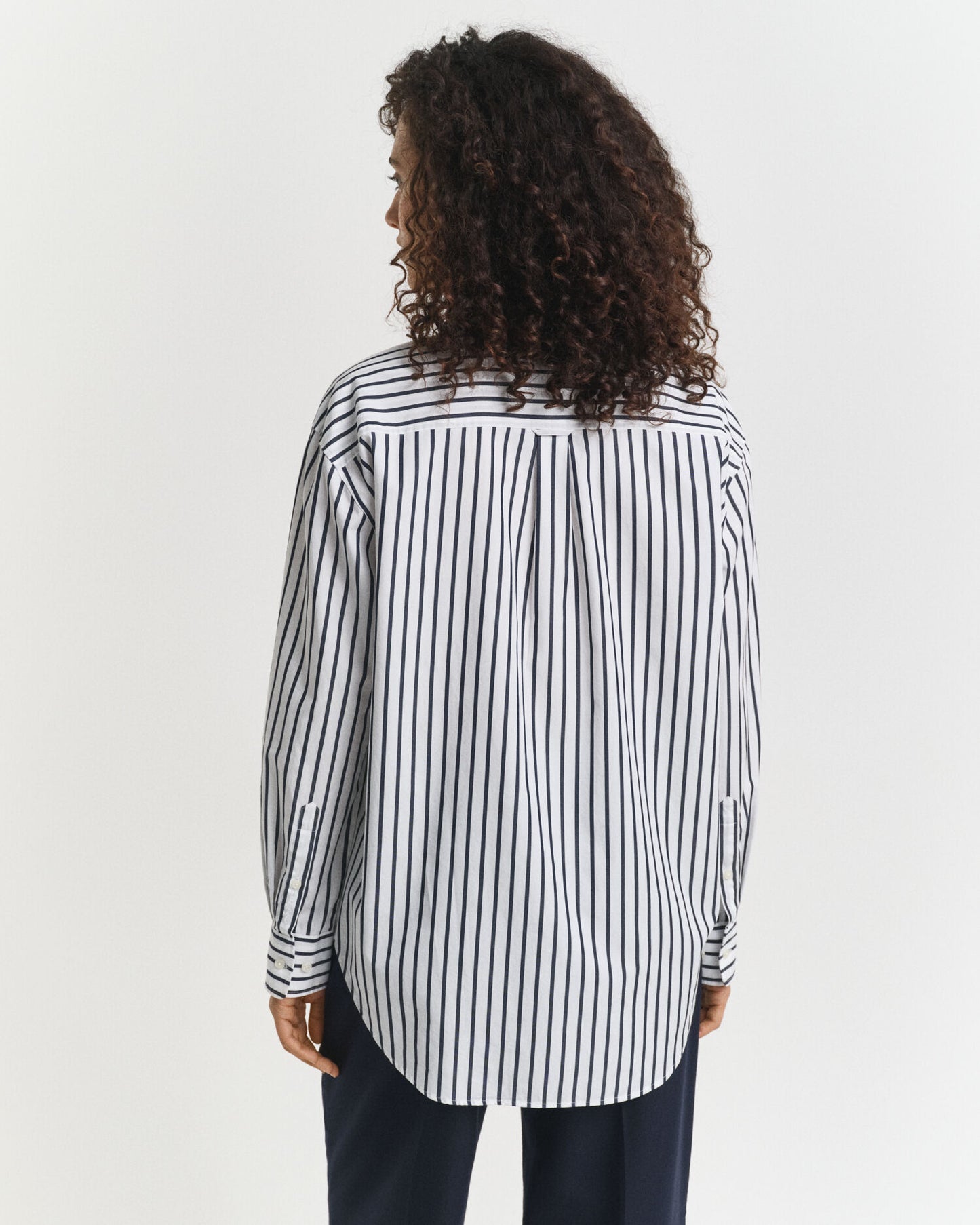 Relaxed Fit Classic Striped Poplin Shirt