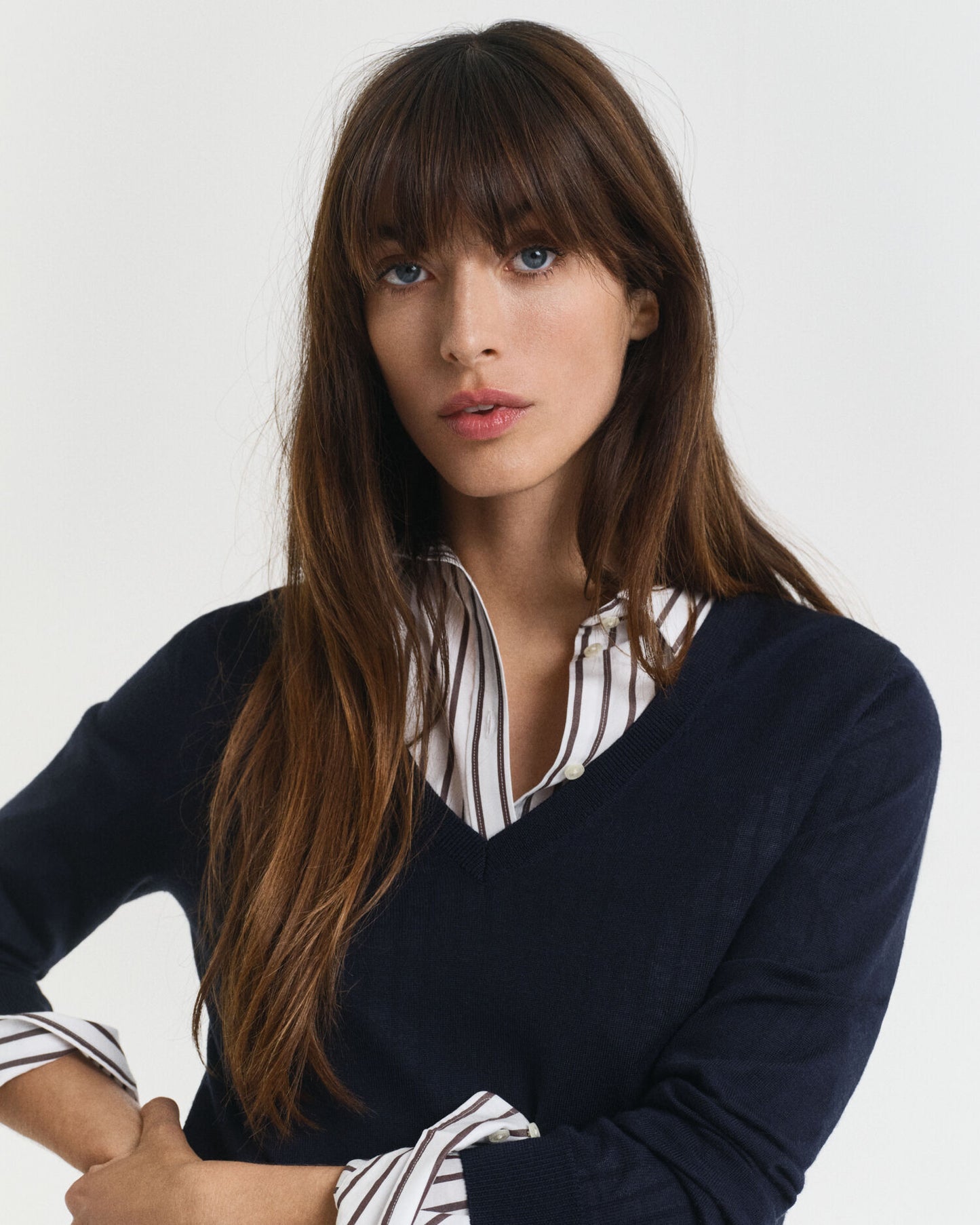 Extra Fine Merino Wool V-Neck Sweater