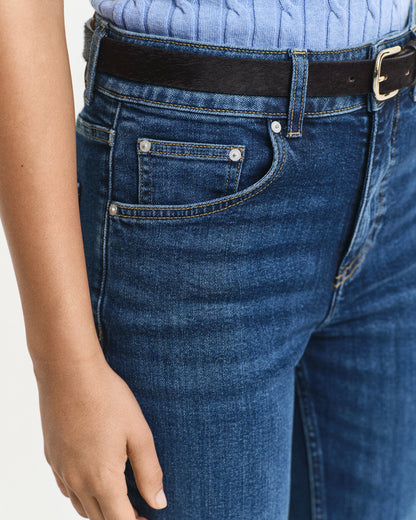 Slim Fit Flared Jeans