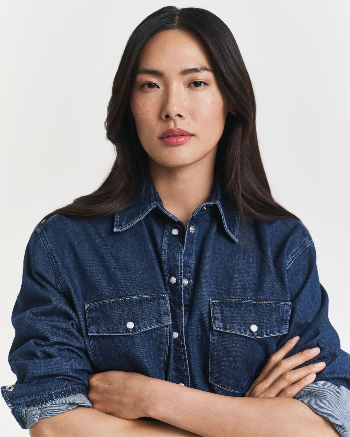 Relaxed Fit Pocket Denim Shirt