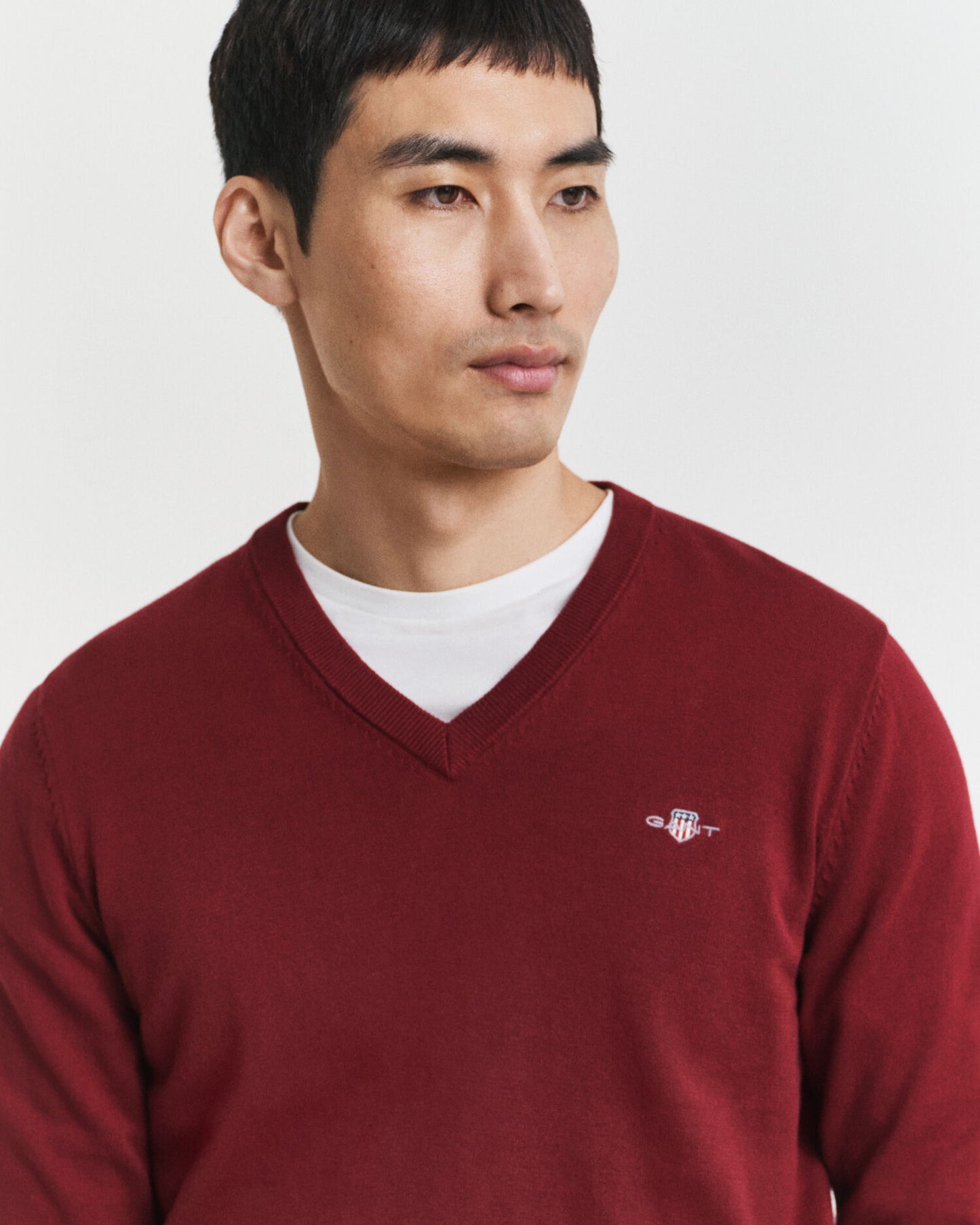 Classic Cotton V-Neck Sweater