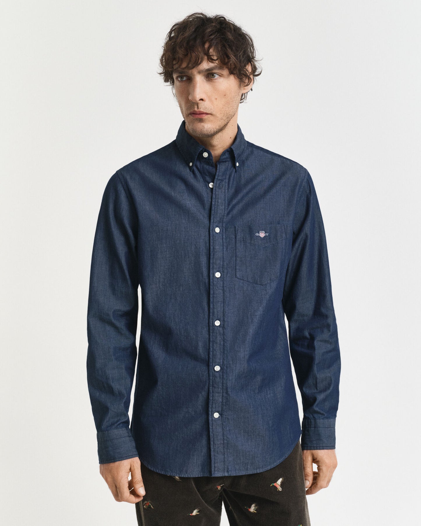 Regular Fit Indigo Shirt