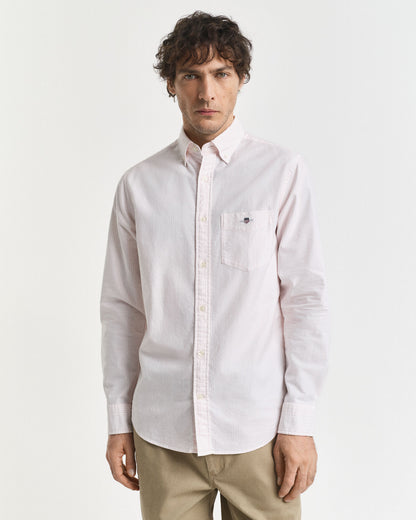 Regular Fit Banker Stripe Classic Oxford Shirt
