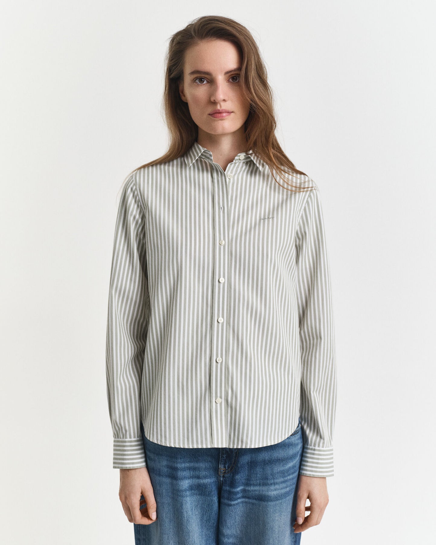 Regular Fit Classic Striped Poplin Shirt