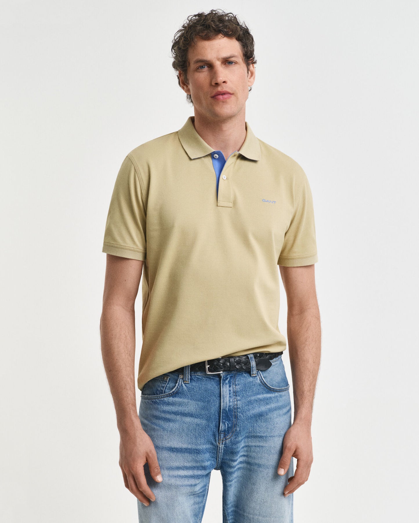 Contrast Piqué Polo Shirt