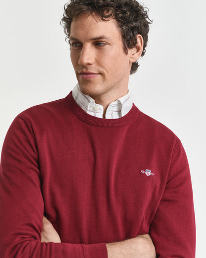 Classic Cotton Crew Neck Sweater