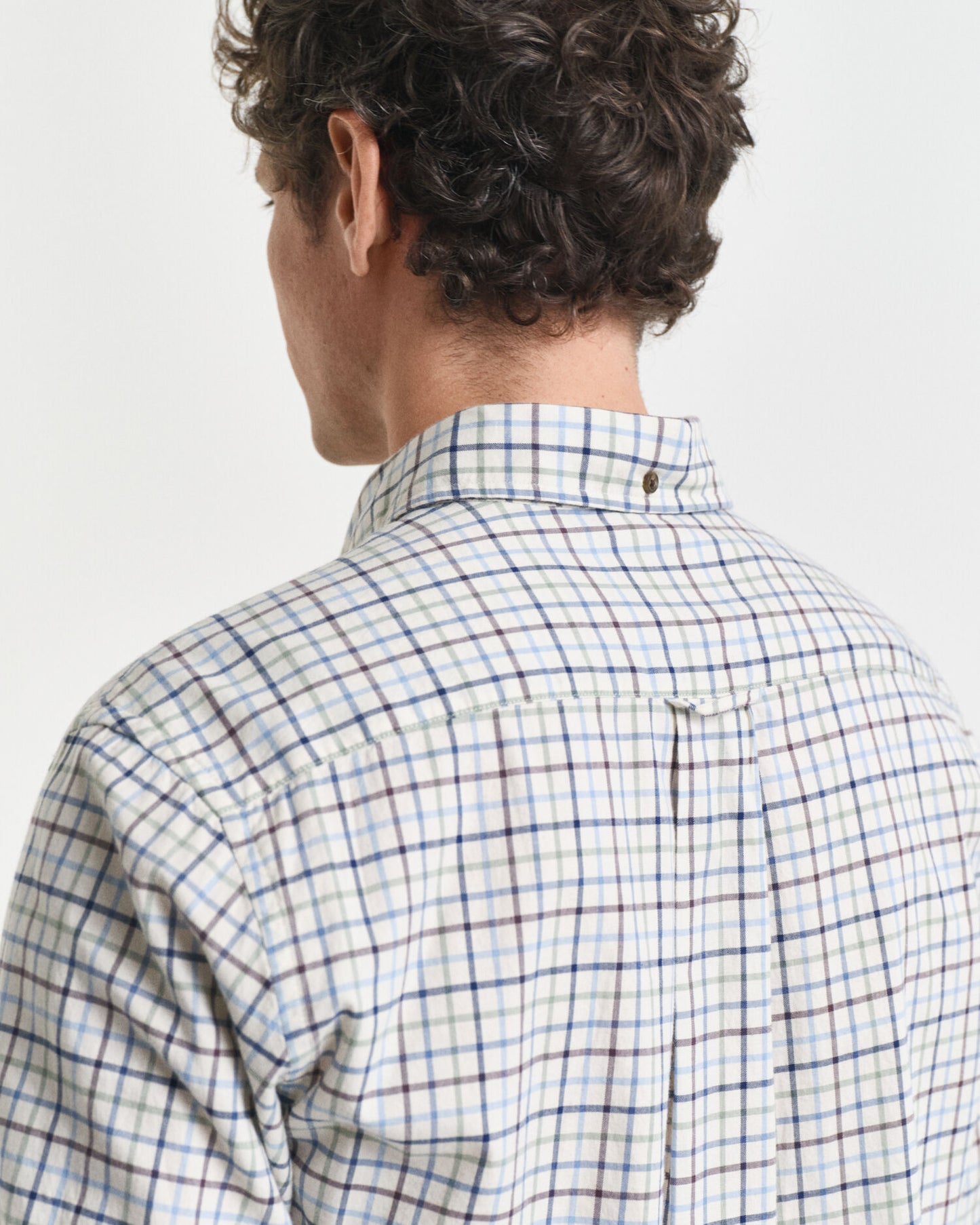Regular Fit Tattersall Checked Twill Shirt