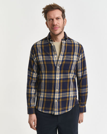 Regular Fit Windblown Flannel Check Shirt
