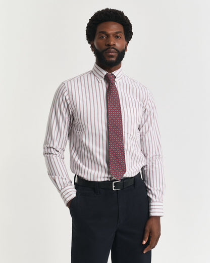 Regular Fit Striped Archive Oxford Shirt