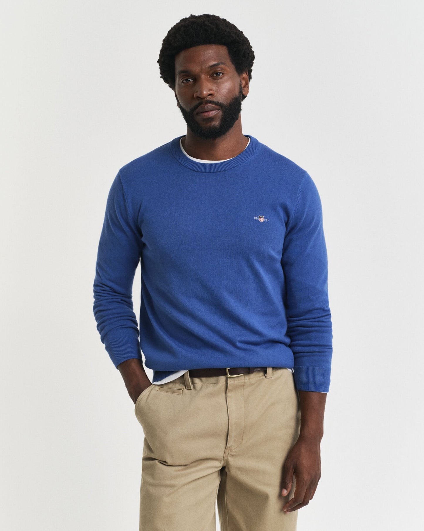 Classic Cotton Crew Neck Sweater