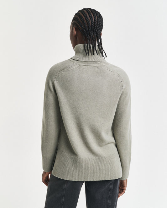 Soft Wool Cashmere Blend Turtleneck Sweater