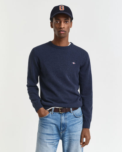 Superfine Lambswool Crew Neck Sweater
