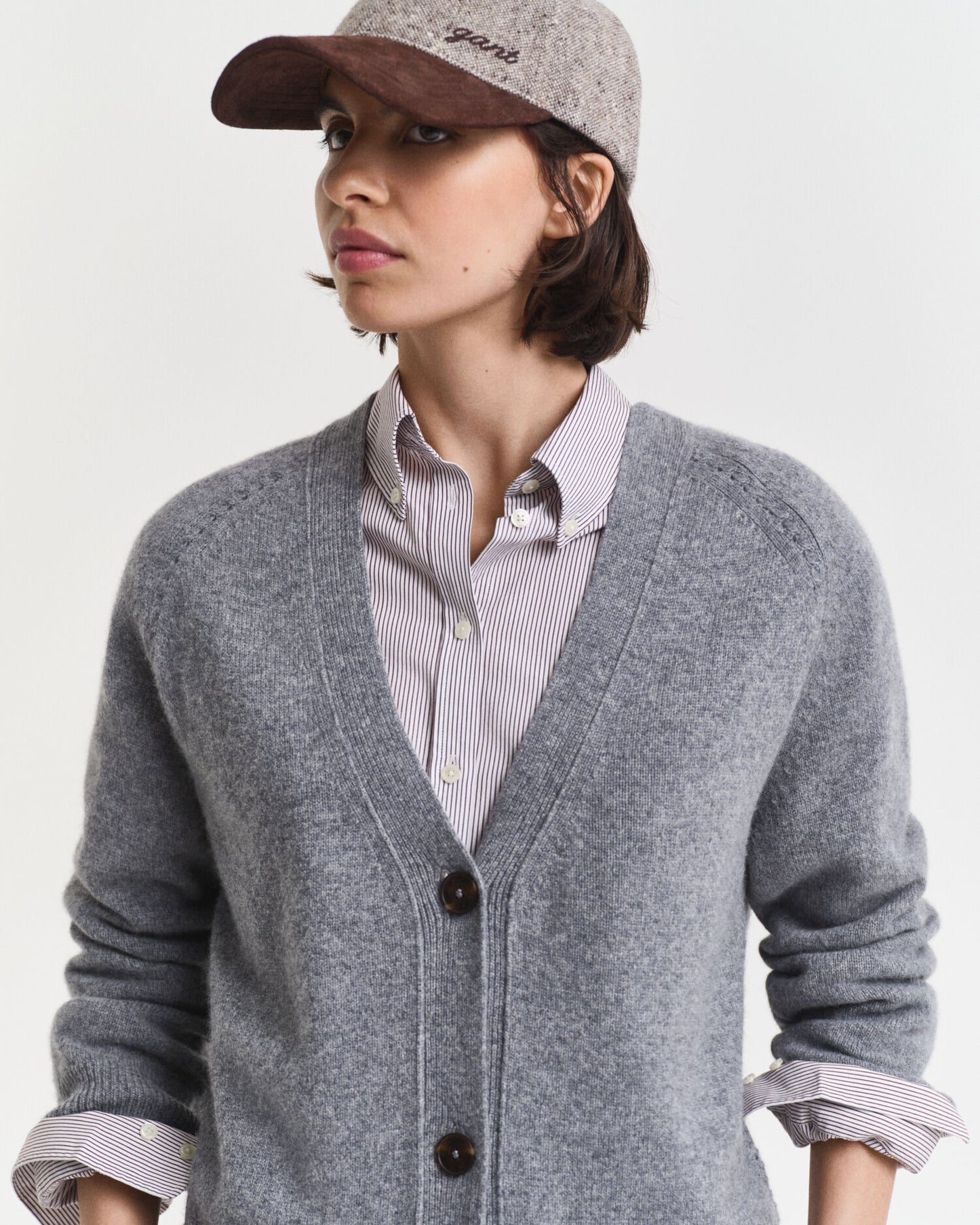 Wool Cashmere Blend Cardigan