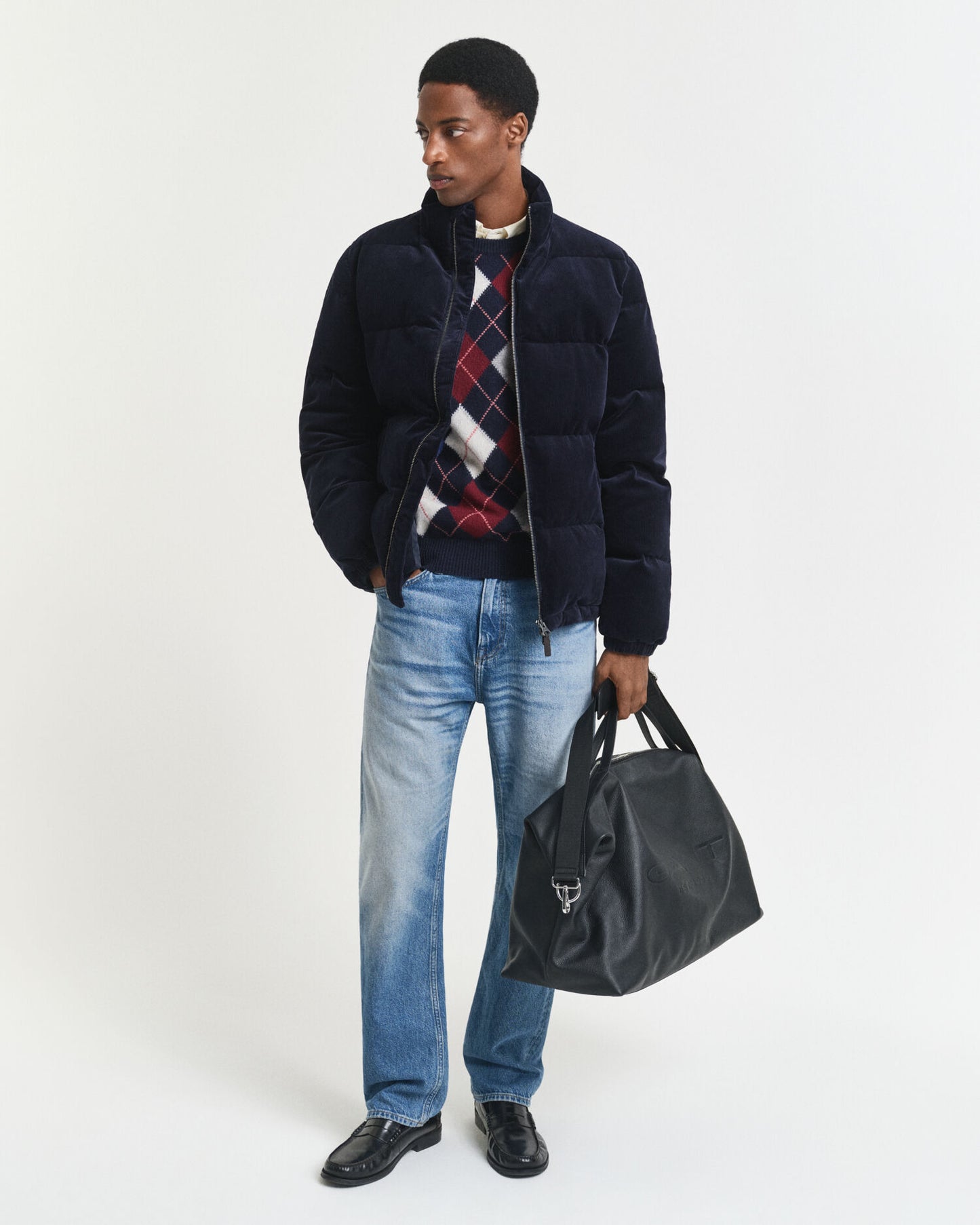 Argyle Crew Neck Sweater