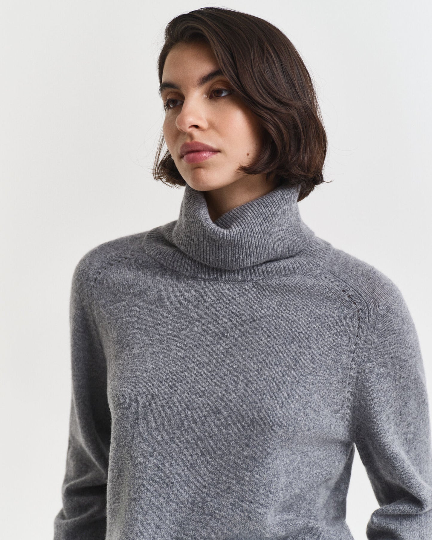 Soft Wool Cashmere Blend Turtleneck Sweater
