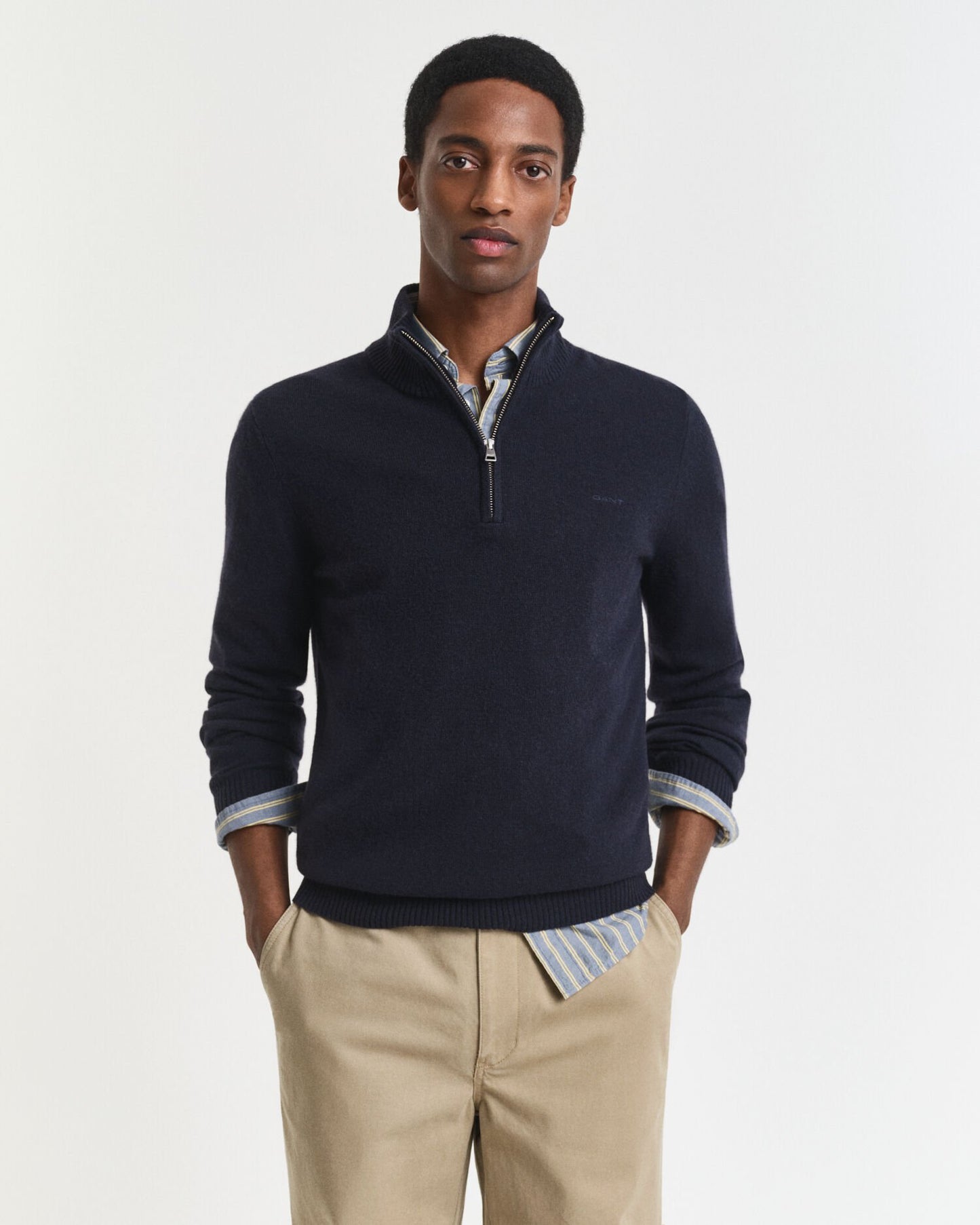 Cashmere Half-Zip Sweater