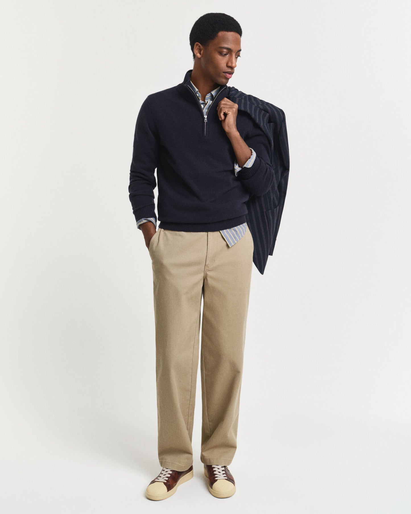 Cashmere Half-Zip Sweater