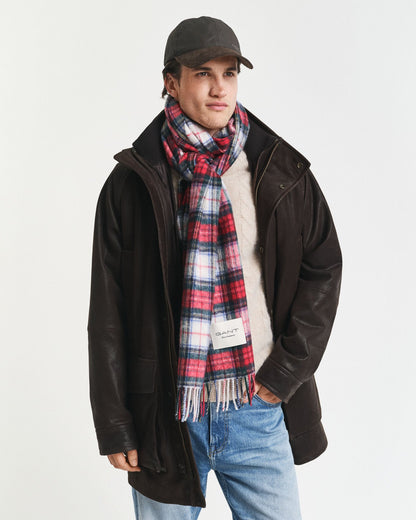 Tartan Cashmere Blend Scarf
