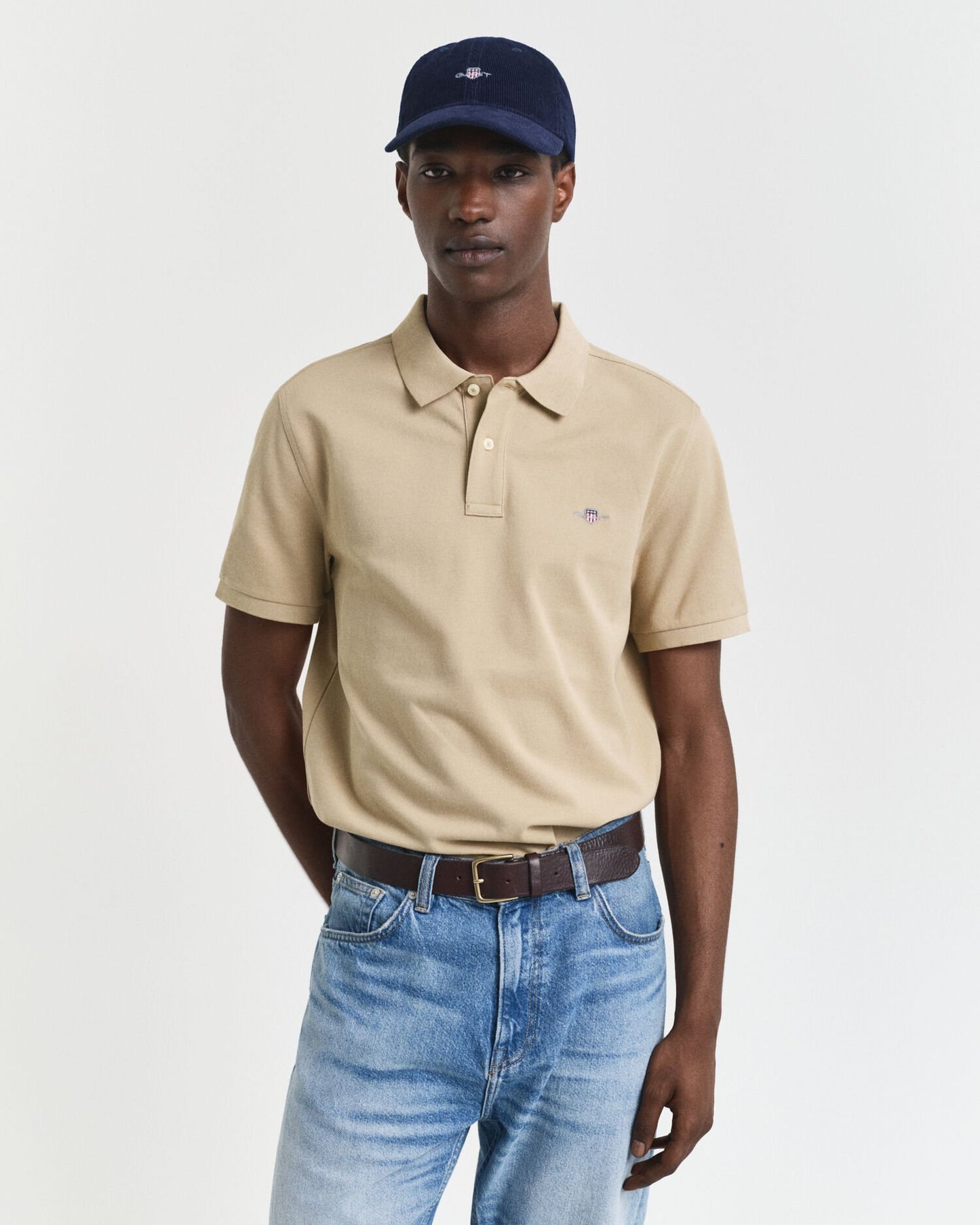 Regular Fit Shield Piqué Polo Shirt