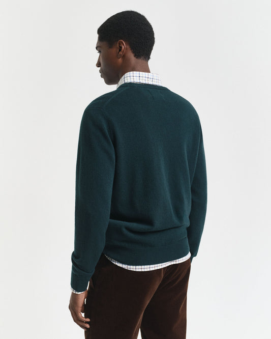 Superfine Lambswool V-Neck Sweater
