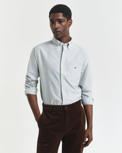 Regular Fit Banker Stripe Classic Oxford Shirt
