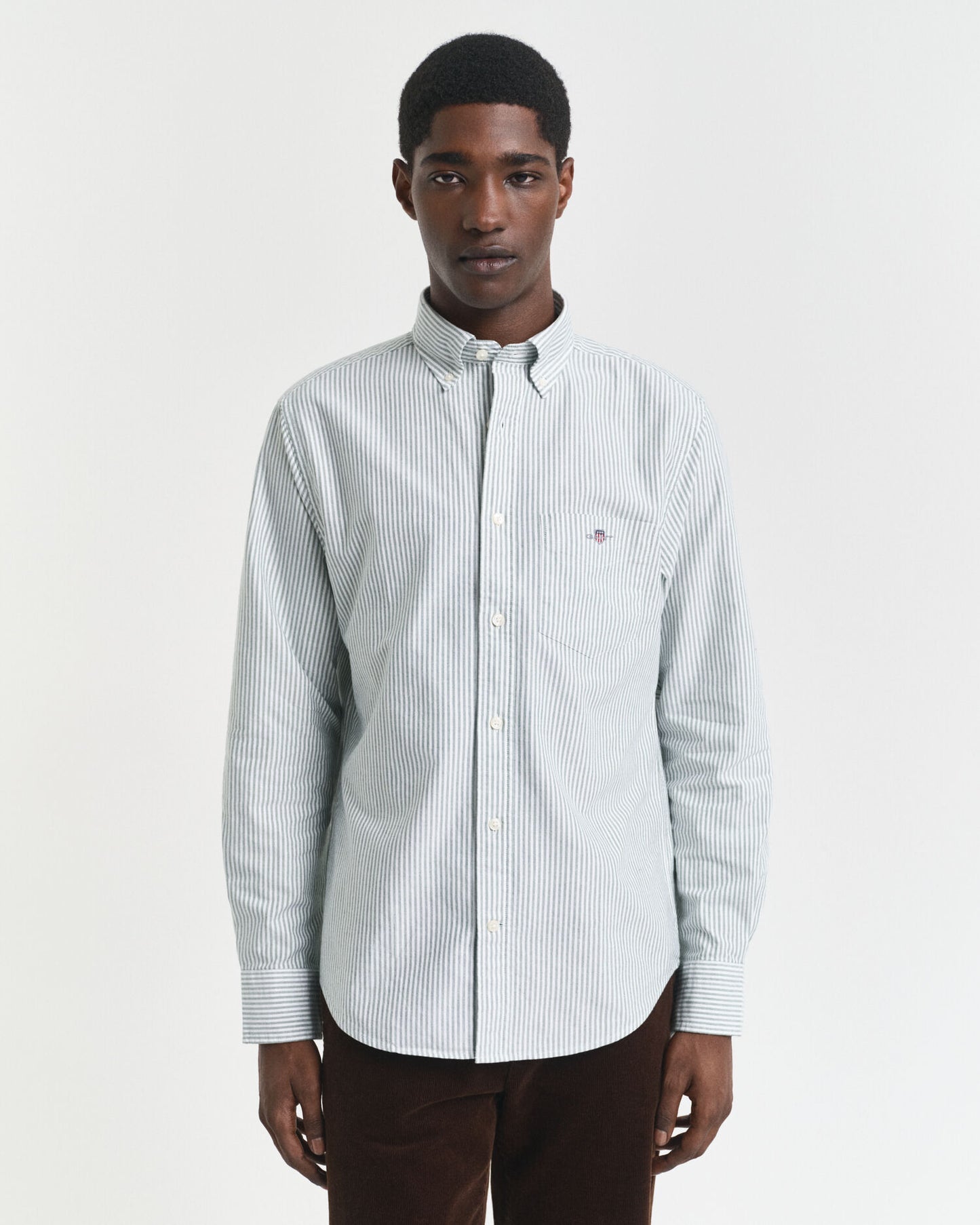 Regular Fit Banker Stripe Classic Oxford Shirt