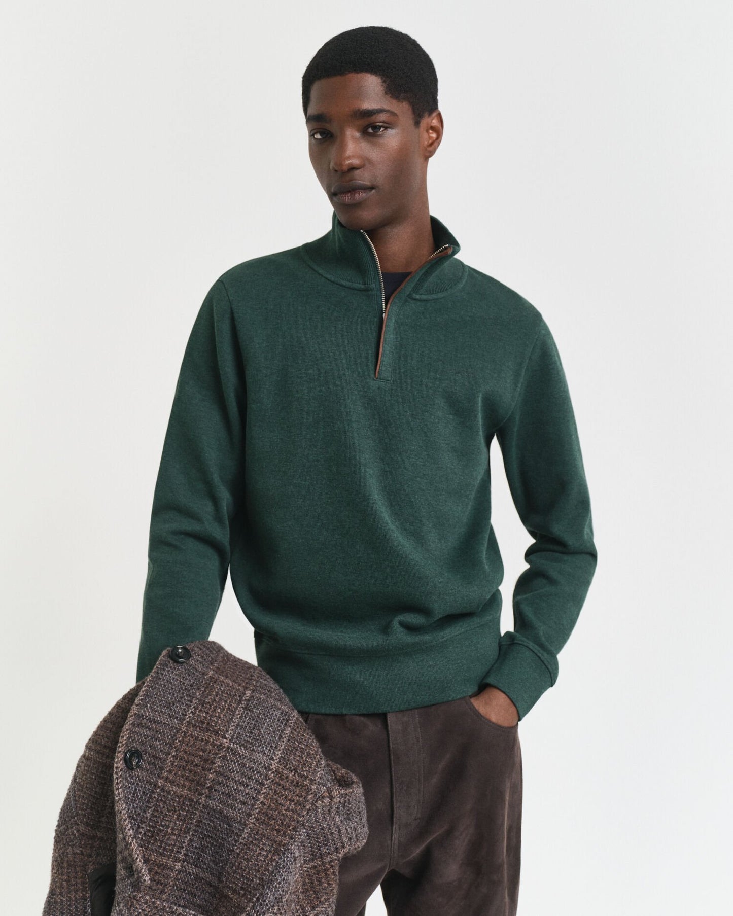 Sacker Rib Half-Zip Sweatshirt