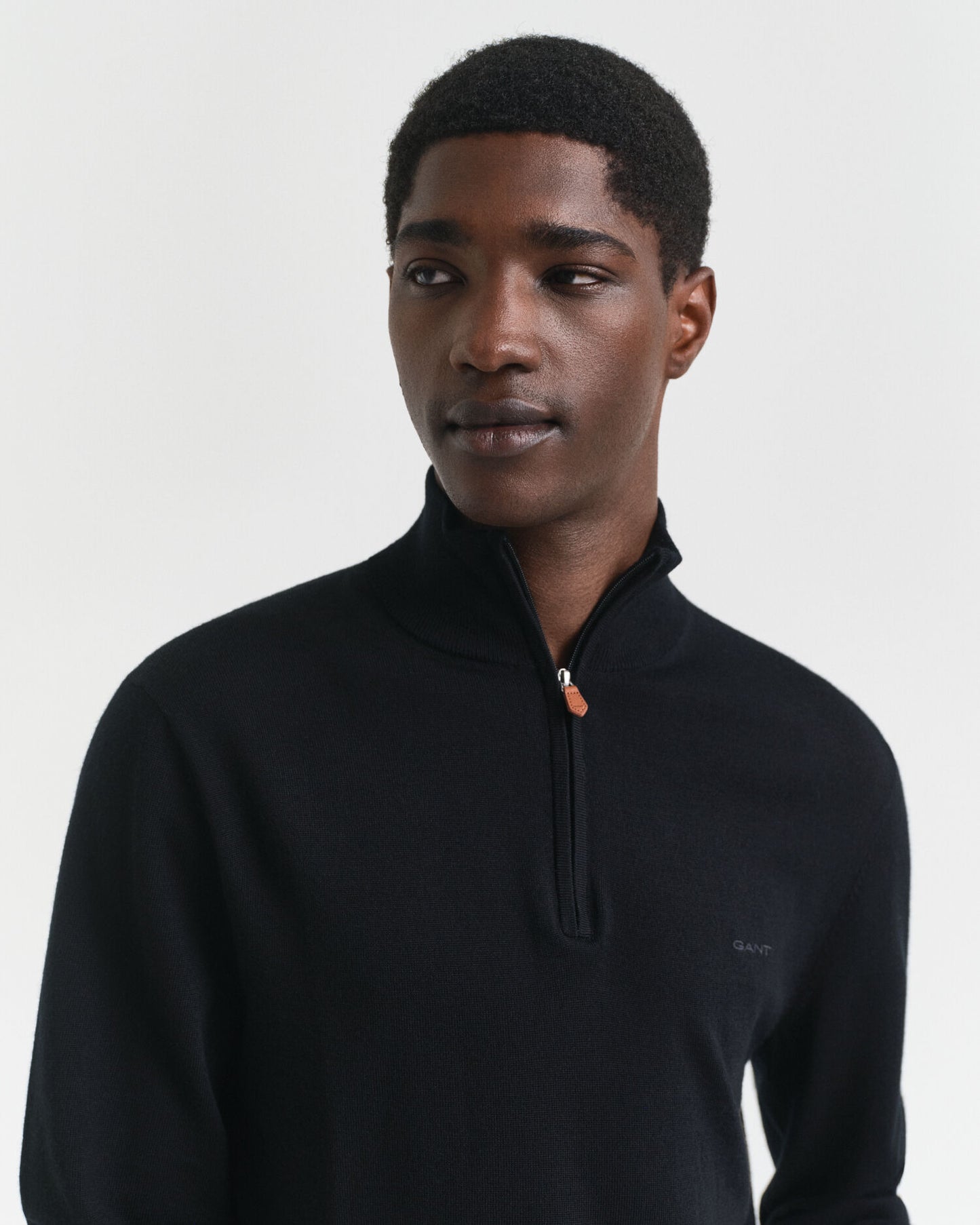 Extra Fine Merino Wool Half-Zip Sweater
