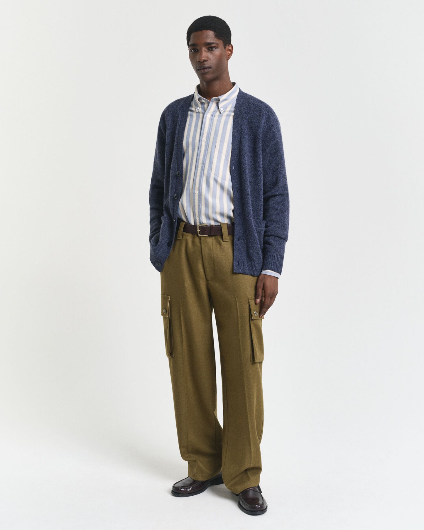 Wool Blend MoulineCardigan