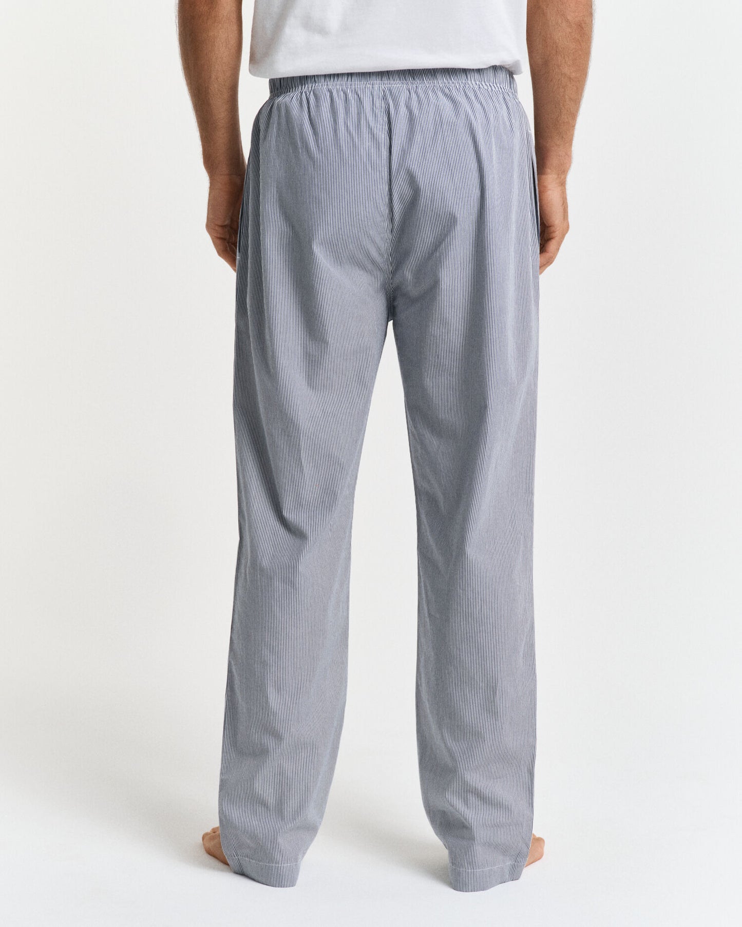 Striped Poplin Pajama Pants