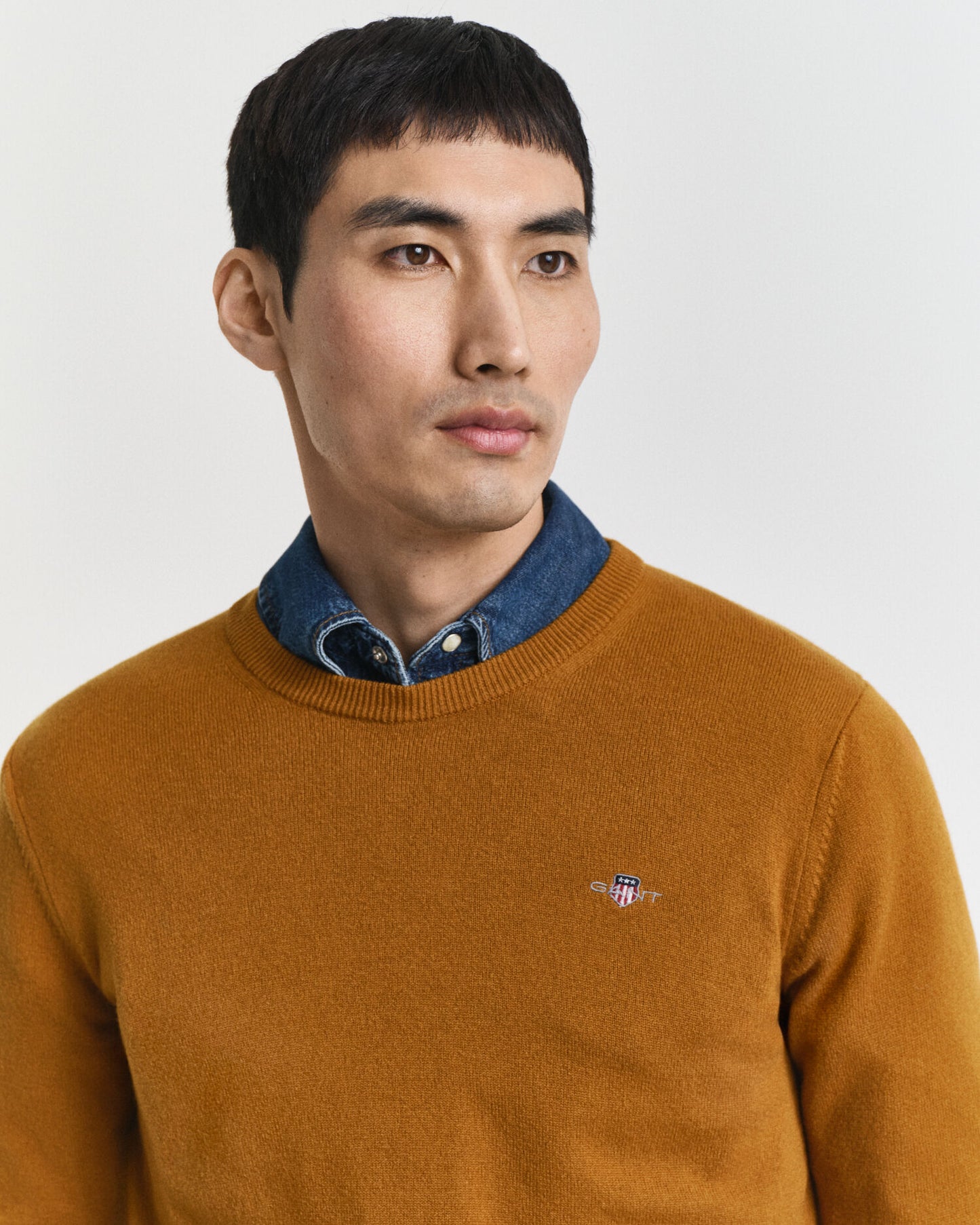 Superfine Lambswool Crew Neck Sweater