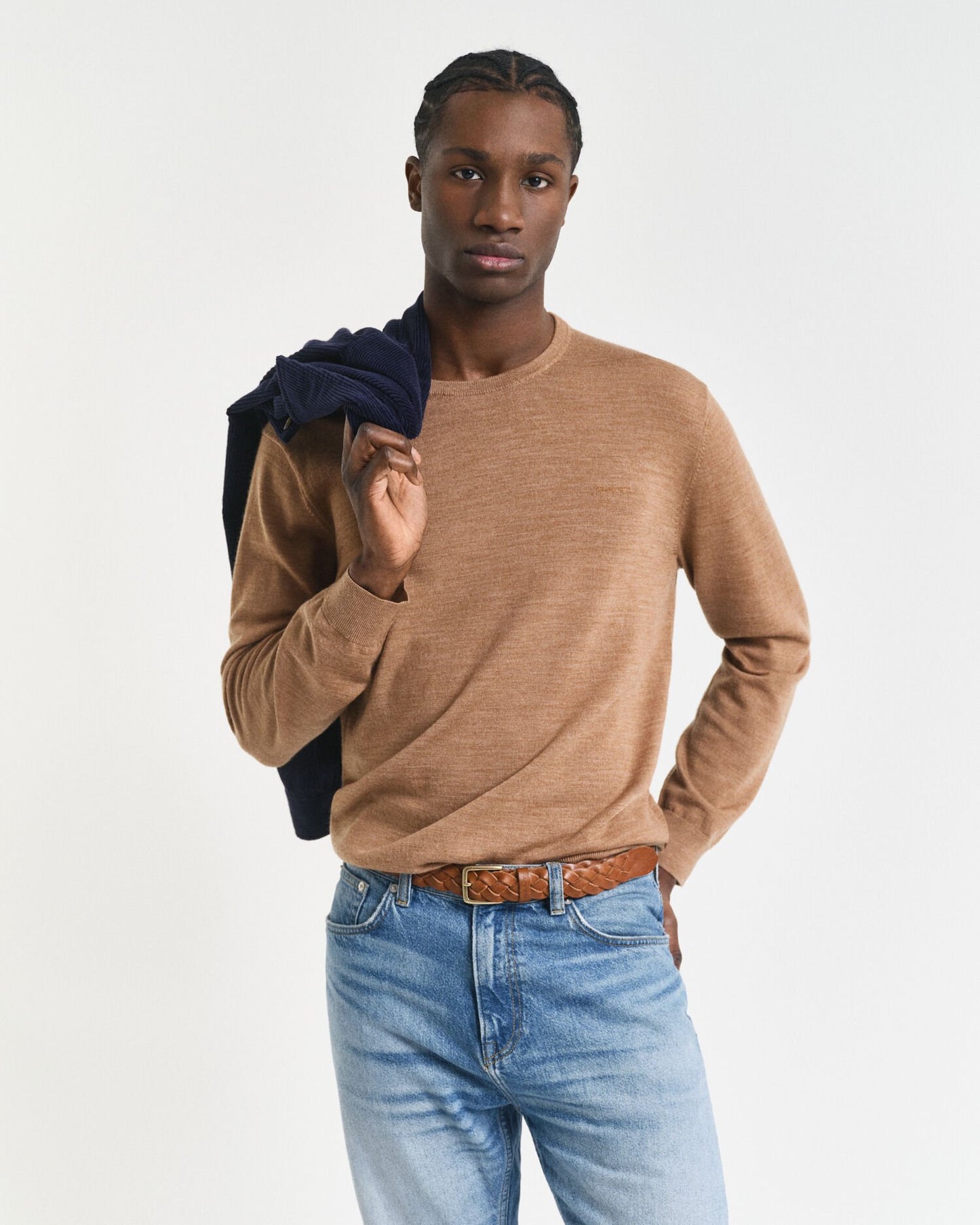 Extra Fine Merino Wool Crew Neck Sweater